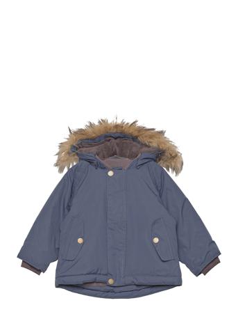 Wally Fake Fur Jacket, M Outerwear Snow/ski Clothing Snow/ski Jacket Blå Mini A Ture