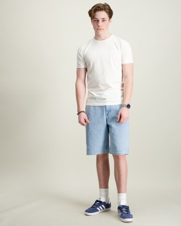Jack & Jones JJIALEX JJORIGINAL SHORTS Blå Shorts Kille - Kids Brand Store