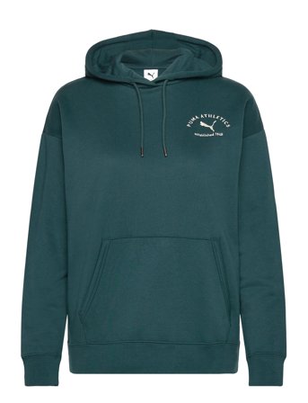 PUMA Puma Class Relaxed Hoodie Fl - Green - S