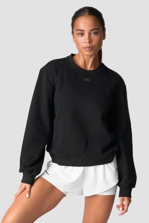 ICANIWILL - Heavy Sweatshirt Wmn Black - Damen - ICIW