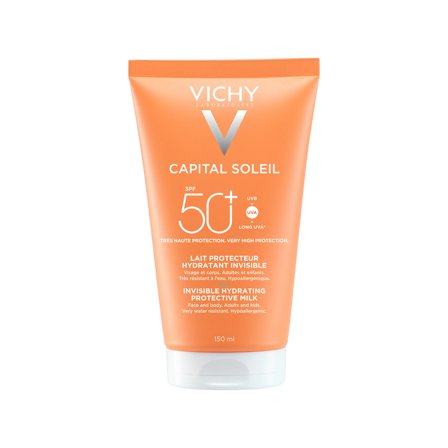 VICHY Capital Soleil Latte idratante fresco SPF 50+ 150ml - Solare viso alta prot.