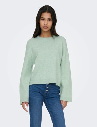 ONLY Onlsimoni L/S O-Neck Pullover Knt Noos - Green - L