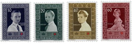 Liechtenstein 1955 - MICHEL 338-341 - Postfrisk