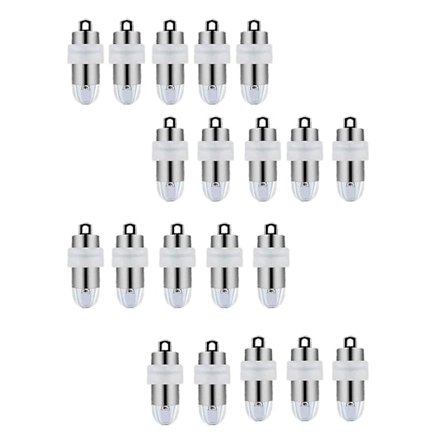 20 stk. Elektrisk lommelykt Vanntett LED Partylys Sesongbelysning for ballonger Papirlanterner Ballongbryllup