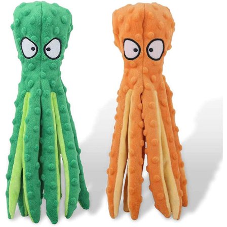 Pipande hundsqueaky leksaker interaktiva hundsqueaky leksaker mjuka plysch skrynkliga papper hundsqueaky leksaker 4 stycken