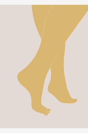 Pelcasa - Poster Tip Toe - Beige - Postere - Fra Homeroom