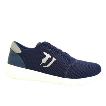 Trussardi, Fabric Sneakers shoes 17Tj 09 Blauw, Heren, Maat:40 EU