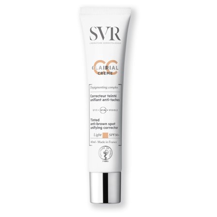 SVR Clairial CC Crème SPF50+ 40ml - Crema viso colorata antimacchie