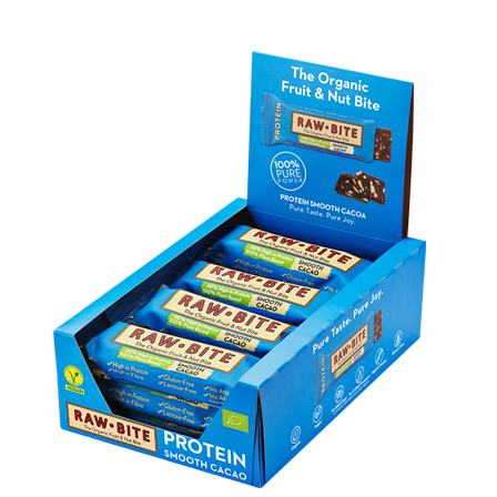 Rawbite 12 x Frugt & Nødde bar 50 g