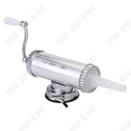 Korvmaskin - TD - Sugkop - Aluminium - Praktisk - Silver