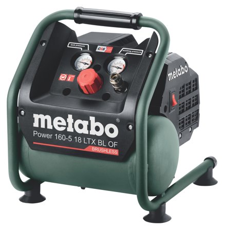 Metabo POWER 160-5 18 LTX BL OF Kompressor uten batteri og lader, Verksted & bil