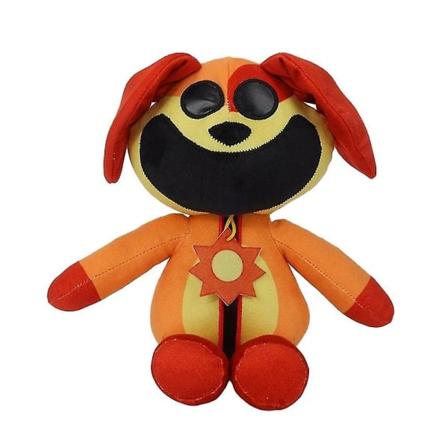 Smiling Critters Series plysjleker myke utstoppede dukkefigurer trykkavlastende plysjleker dukkegaver til fans og venner 11,8 tommer [DB] Hund Dog