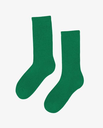 Organic Active Sock - Kelly Green - Female - 36-40