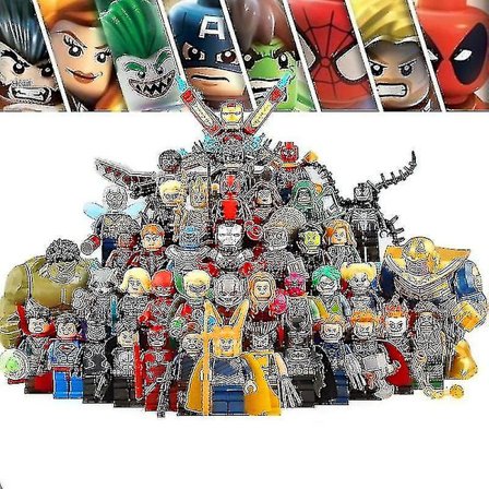 Superhelter 40-delt samling Iron Man Mk byggefigurer sammensatte minifigurer