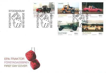 Sverige - EPA Traktor - Førstedagskuvert