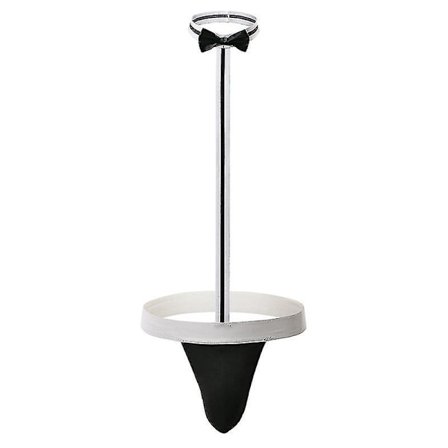 Fluga Nyhet Sexy Herre Mankini Stringtruse Butler Kostyme Body Svart