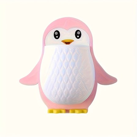 Søt Pingvin Tannbørsteholder - Veggmontert Kosmetisk Oppbevaringshylle for Bad, Hybel