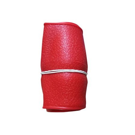 (Röd) Textur Bil Auto Silikon Ratt Handske Skydd Mjuk Multi Färg Universal Skin Mjuka Silikon Ratt Skydd Skal