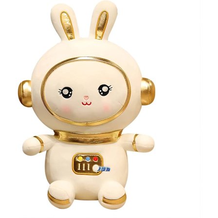 Reiser i rommet Teddy Bears og kaniner, utstoppede dyrebilder, romdekorasjon, (9,8 tommer) (kanin)