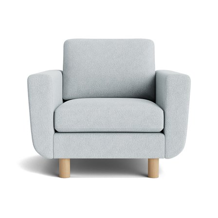 Haven lænestol - Aragon Krystal Blå - 86x96x86 - Lænestol