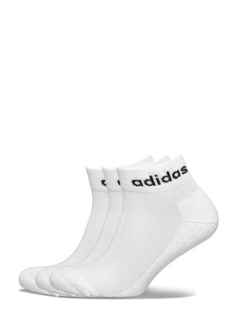 Half-Cushi D Ankle Socks 3 Pairs Ankelstrumpor Korta Strumpor Vit Adidas Performance