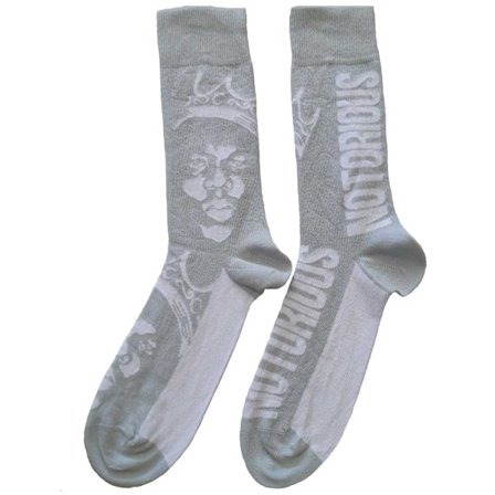 Biggie Smalls Unisex Crown Ankle Socks 7 UK-11 UK Grå/Vit