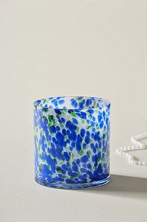 Jotex - Świecznik Wysokość 16 Cm Niebieski/zielony - BOSTON - Kup Lampiony firmy Jotex