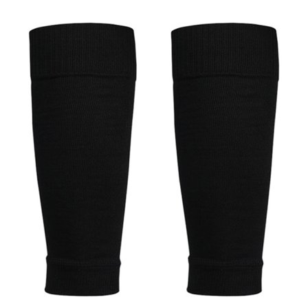1 Par Elastiske Fotball Leggskinn Barn Tenåringer Sokker Svart