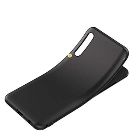 Samsung Galaxy A50 - Stilrent Mattbehandlat Silikonskal Nillkin Svart