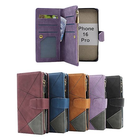 XL iPhone 16 Pro Lyx Plånboksfodral