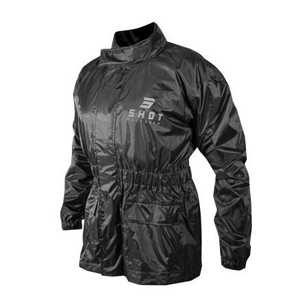 Shot Coat Rain Jacket Black XL