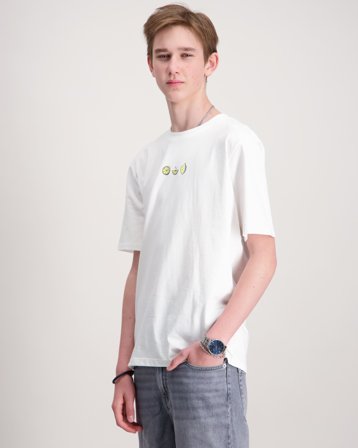 LMTD NLMFUGES SS L TOP Hvit T-skjorter Gutt - Kids Brand Store