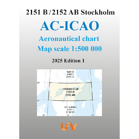ACICAO 2151B/2152AB Stockholm 2025 : Skala 1 9789198927993
