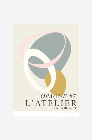 Malerifabrikken - Poster Opaque #7 - Beige - Postere - Fra Homeroom