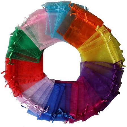 100 lahjakassia, lahjapussi 9x12 cm juhliin, häihin ja juhlatilaisuuksiin 1