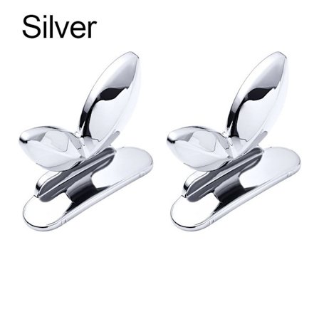 2 kpl WC-istuimen kannen nostin WC-renkaan kahva hopea