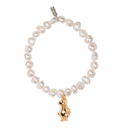 pfgSTOCKHOLM Moomin Pearl Armband Vit Dam ONESIZE