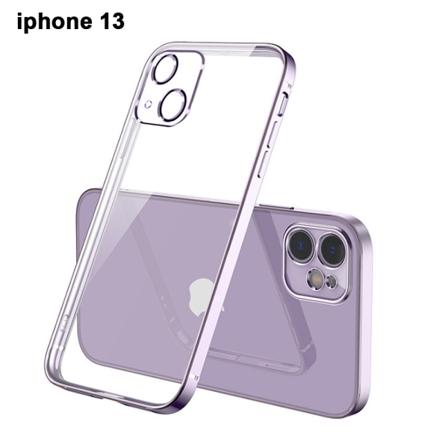 Krystalklar kompatibel med iPhone 12 iPhone 13 etui, ikke-gulnende Slim Fit Ultra-tynd blød silikone stødsikker kompatibel med iPhone 12, 13