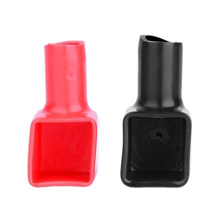 Akun liittimen kansipari, punainen ja musta positiivinen ja negatiivinen 192681 192682