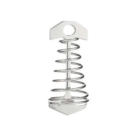 Dww-Rebspænde fjeder, 5 stk. rustfrit stål rebstrammer fjeder høj styrke telt med 5 karabinhager til campi UZW