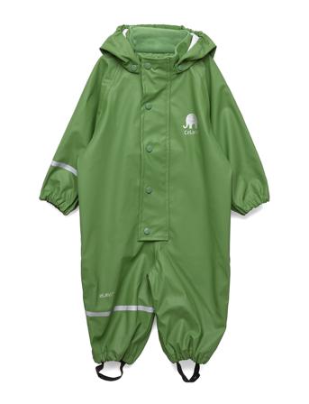 Rainwear Suit -Solid Pu Outerwear Coveralls Rainwear Coveralls Vihreä CeLaVi