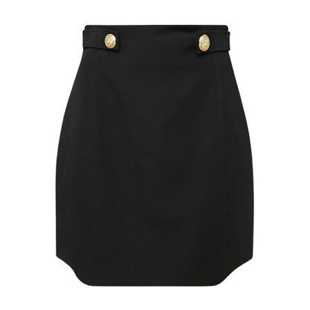 Balmain - Minikjolar - Svart - Dam - Storlek: S, Dam, Storlek: S