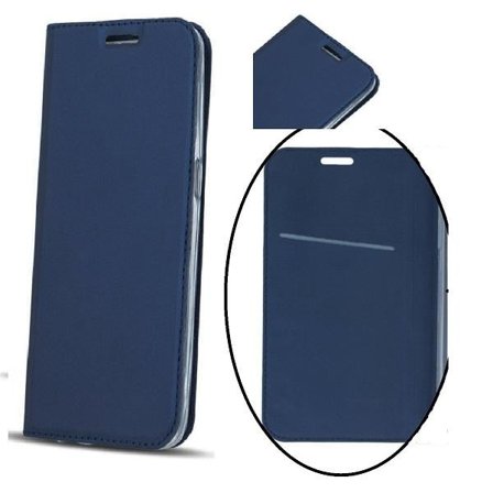 iPhone 7/8 - Smart Premium Flip Case Mobiililompakko - Tummansininen