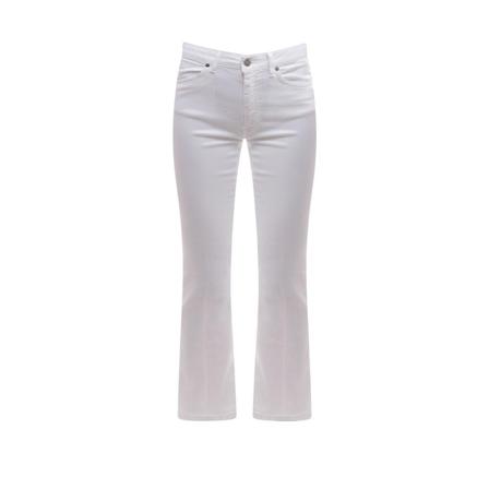 Dondup, Trouser Wit, Dames, Maat:W32,Cotton