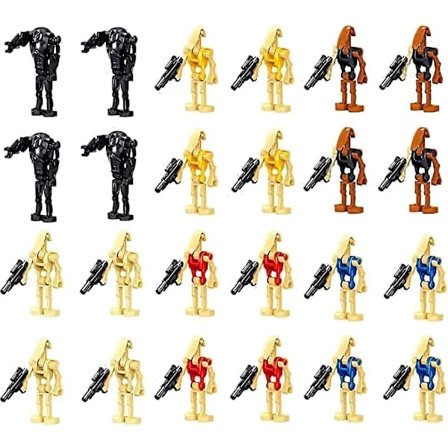 24 stk. Star Wars Battle Droids byggeklodser mini minifigurer legetøj gaver db