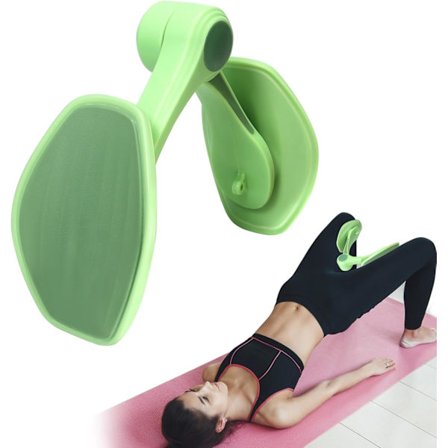 Lårtræner, bækkenbundstræner til kvinder med lårtoner, træningsudstyr til hjemmet til indre lårslankning og kernestyrke, P