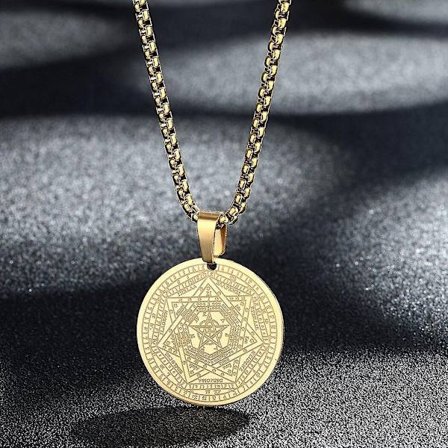 Sankt Georg Hängehalsband för Män Kvinnor Krigare St Georg S Draken Totem Medaljong Charm Halskedja Amulet Smycken-WELLNGS