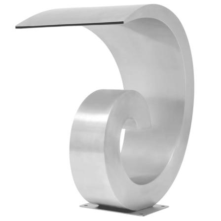 Vidaxl Poolfontän Rostfritt Stål 50x30x53 Cm Silver Silver