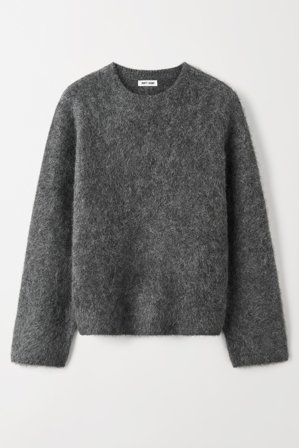 Soft Goat - Alpaca Crewneck - Women cashmere sweater - L - Grey