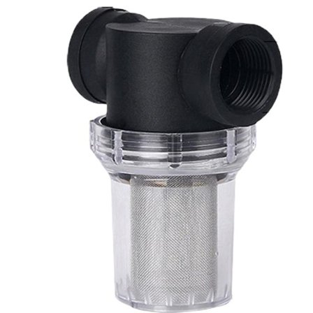 Trädgårdsdamm 20mm/25mm/32mm Inline Mesh Sil Vattenpump Bevattning Högflödes Rörledningsfilter